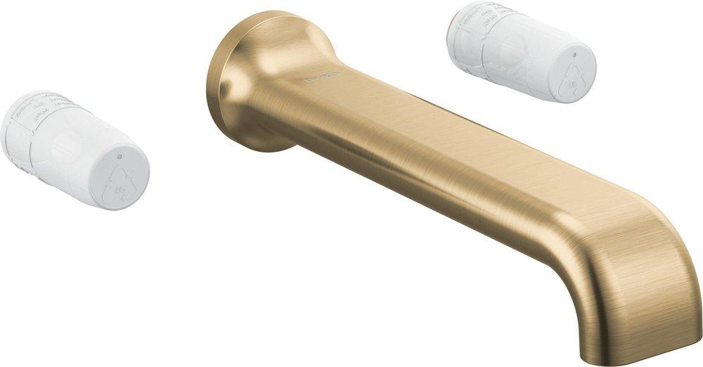 Brizo Luxe Gold Two Handle Wall Mount Filler (Trim Only) 