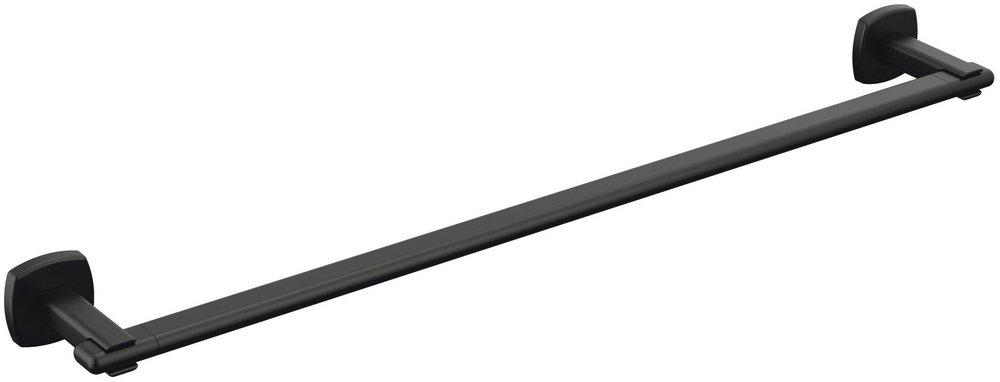 Brizo Matte Black 24 in. Towel Bar 