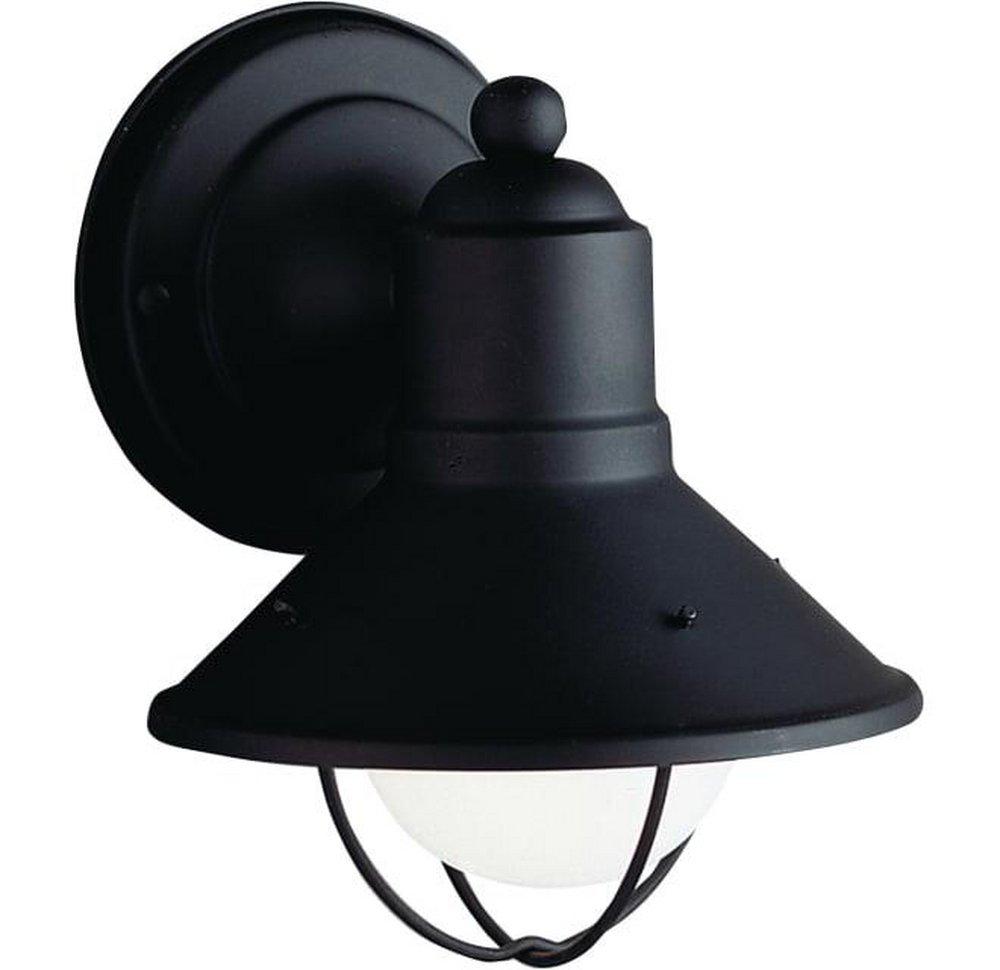 Kichler Lighting Black 60W 1-Light Medium Base Incandescent Extension Wall Sconce 