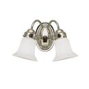 Kichler Lighting Chrome 6-3/4 in. 100 W 2-Light Medium Bracket 