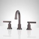 Two Handle Widespread Bathroom Sink Faucet in Gunmetal