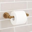 Pivoting Toilet Paper Holder in Aged Brass