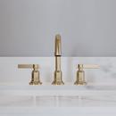 Signature Hardware Aged Brass Two Handle Widespread Bathroom Sink Faucet 