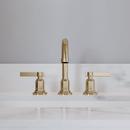 Signature Hardware Aged Brass Two Handle Widespread Bathroom Sink Faucet 