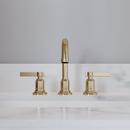Signature Hardware Aged Brass Two Handle Widespread Bathroom Sink Faucet 