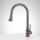 Signature Hardware Gunmetal Single Handle Pull Down Kitchen Faucet 
