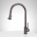 Signature Hardware Gunmetal Pull Down Kitchen Faucet 