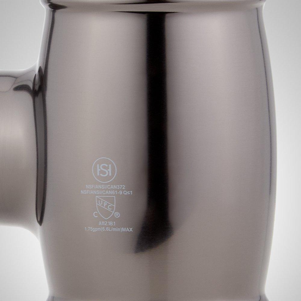 Signature Hardware Gunmetal Pull Down Kitchen Faucet 