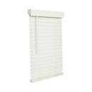 2 INCH 89X72 FAUX WOOD BLIND- CORDLESS WHITE 2/CA SMOOTH 