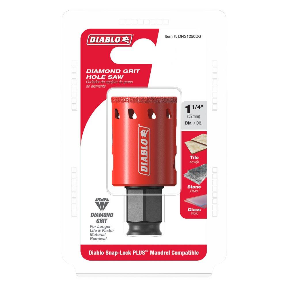 1-1/4 in. Diamond Grit Hole Saw 