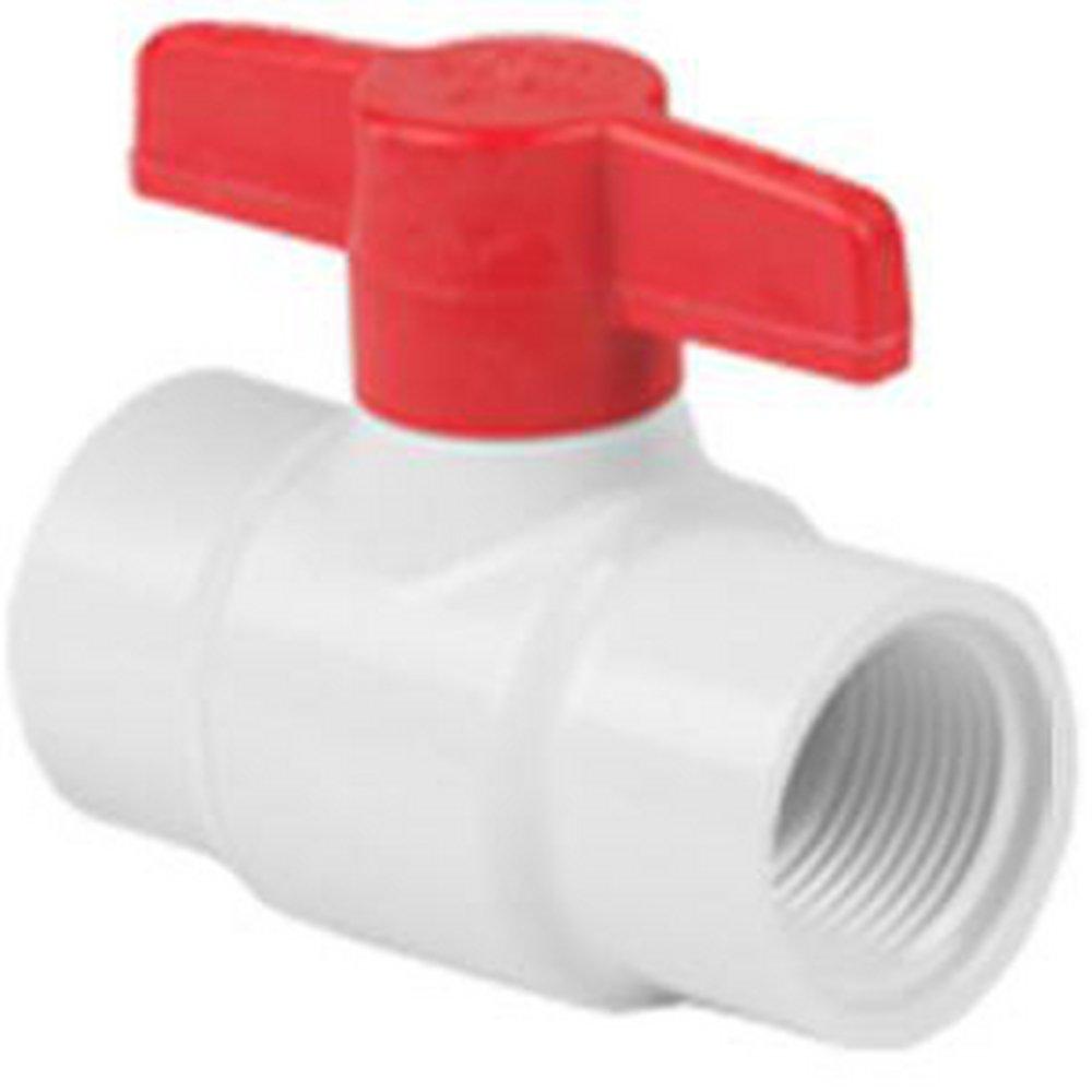 Spears&reg; Manufacturing Company White Plastic Full Port FIPT 150# Ball Valve 