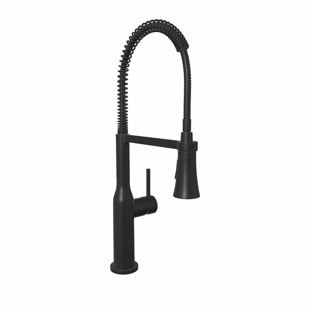 PROFLO&reg; Matte Black Kitchen Faucet 