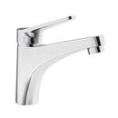 Single Handle Monoblock Bathroom Sink Faucet in Chrome 