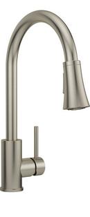PROFLO® Brushed Nickel Pull Down Monoblock Kitchen Faucet 