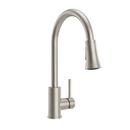 PROFLO&reg; Brushed Nickel Pull Down Monoblock Kitchen Faucet 