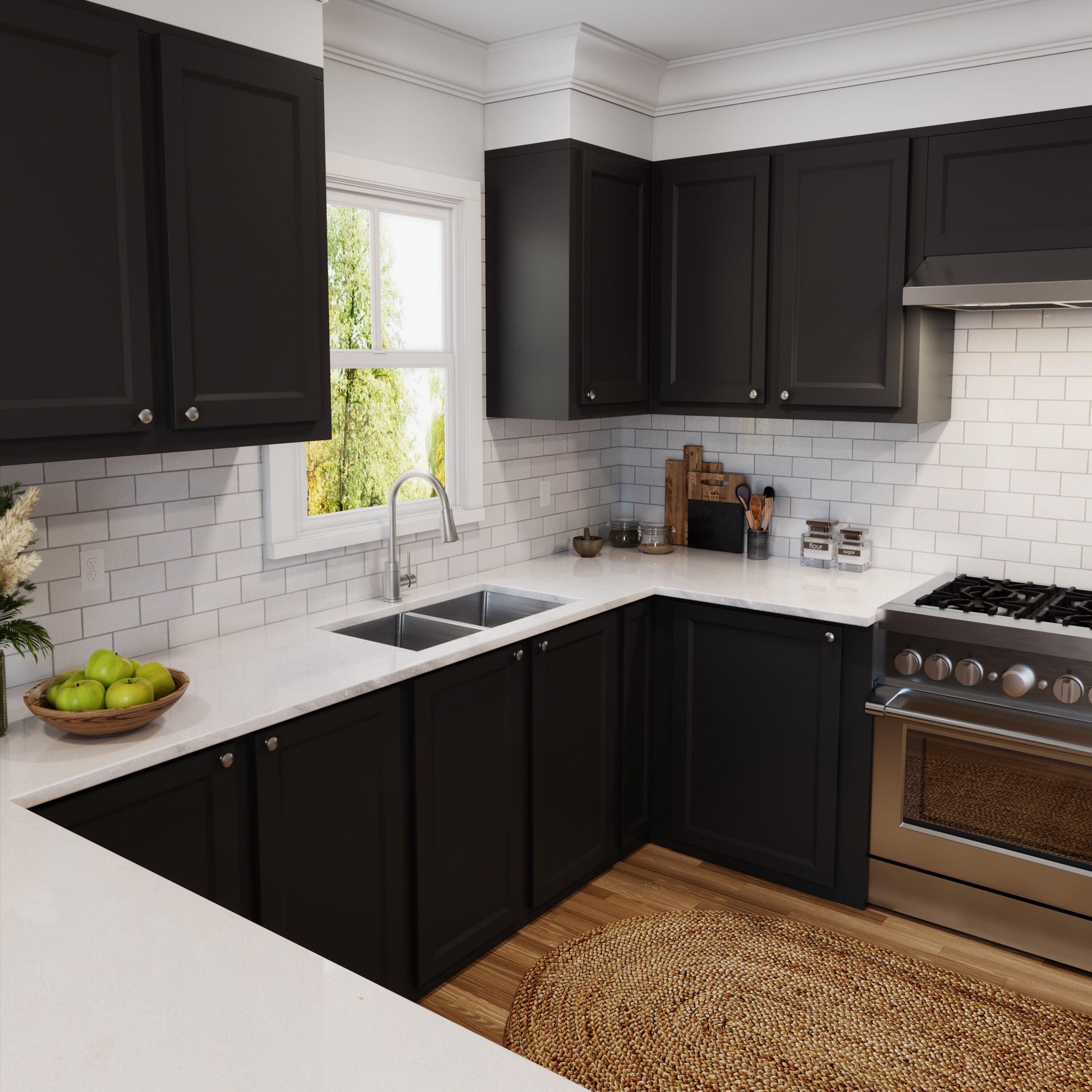 PROFLO&reg; Brushed Nickel Pull Down Monoblock Kitchen Faucet 