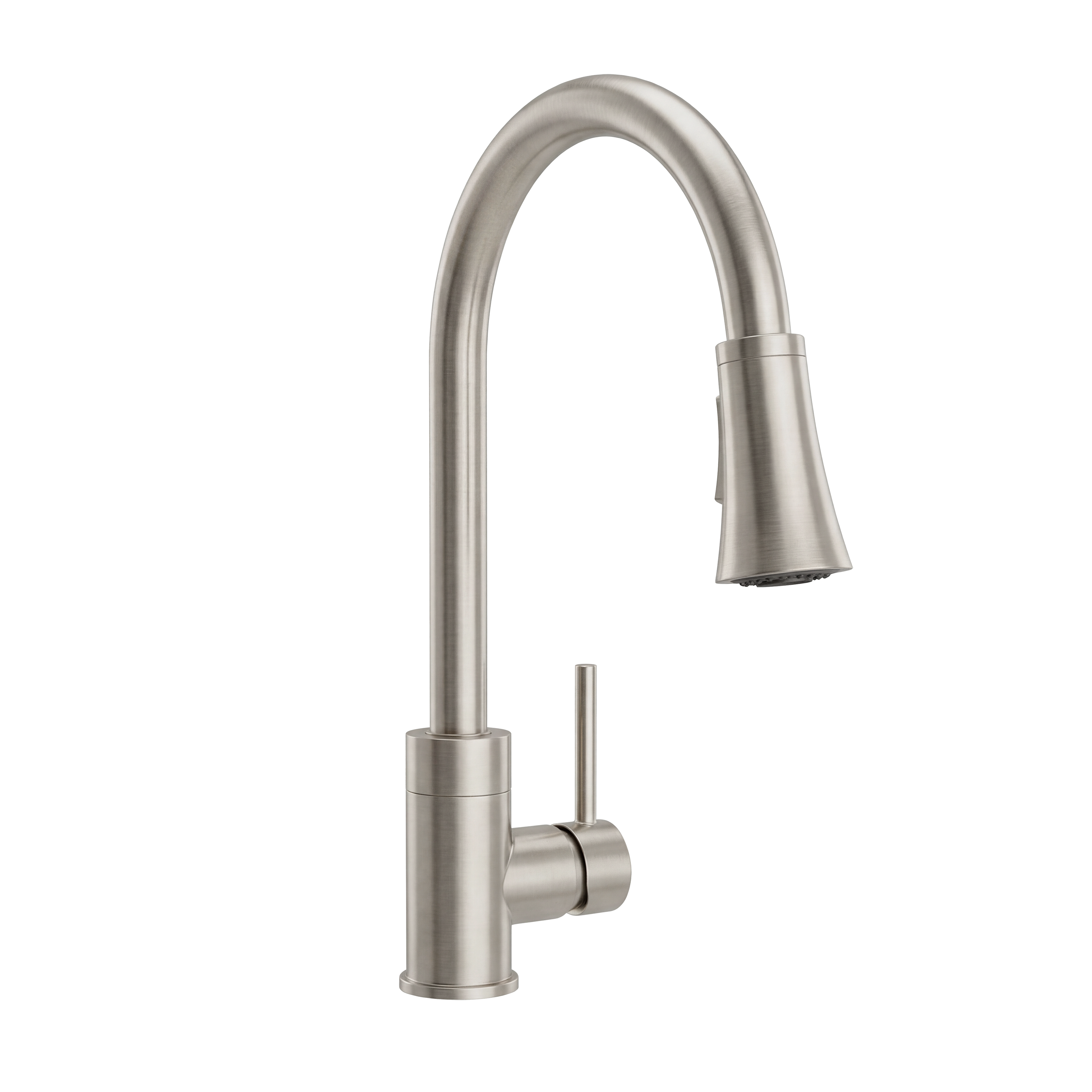 PROFLO&reg; Brushed Nickel Pull Down Monoblock Kitchen Faucet 