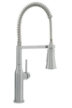 Single Handle Pre-Rinse Kitchen Faucet in Chrome