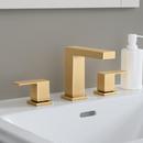 PROFLO&reg; Brushed Nickel Two Handle Widespread Bathroom Sink Faucet 