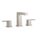 PROFLO&reg; Brushed Nickel Two Handle Widespread Bathroom Sink Faucet 