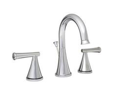 Two Handle Widespread Bathroom Sink Faucet with Drain Assembly in Chrome