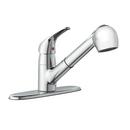 Single Handle Pull Out Kitchen Faucet in Chrome