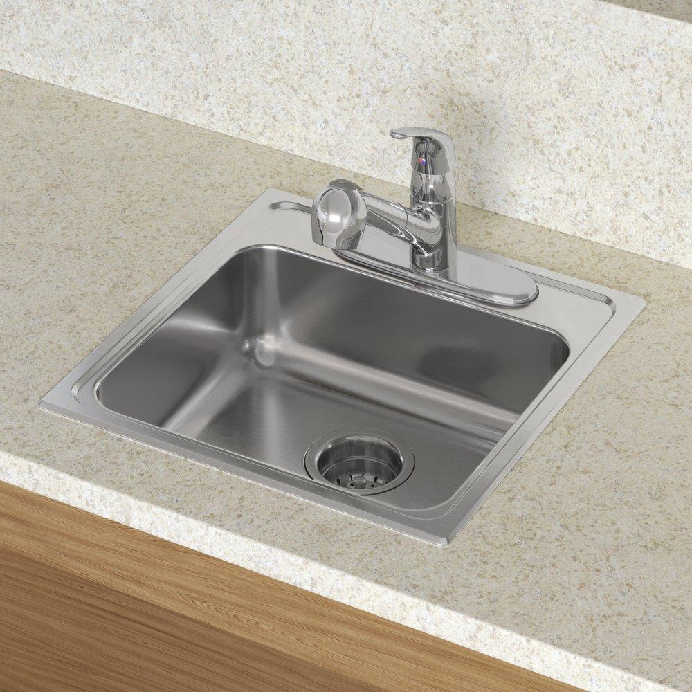 PROFLO® Chrome Pull Out Monoblock Kitchen Faucet 