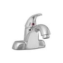 Single Handle Centerset Bathroom Sink Faucet Less Pop-Up Drain Assembly in Chrome