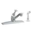 PROFLO&reg; Polished Chrome Monoblock Kitchen Faucet 