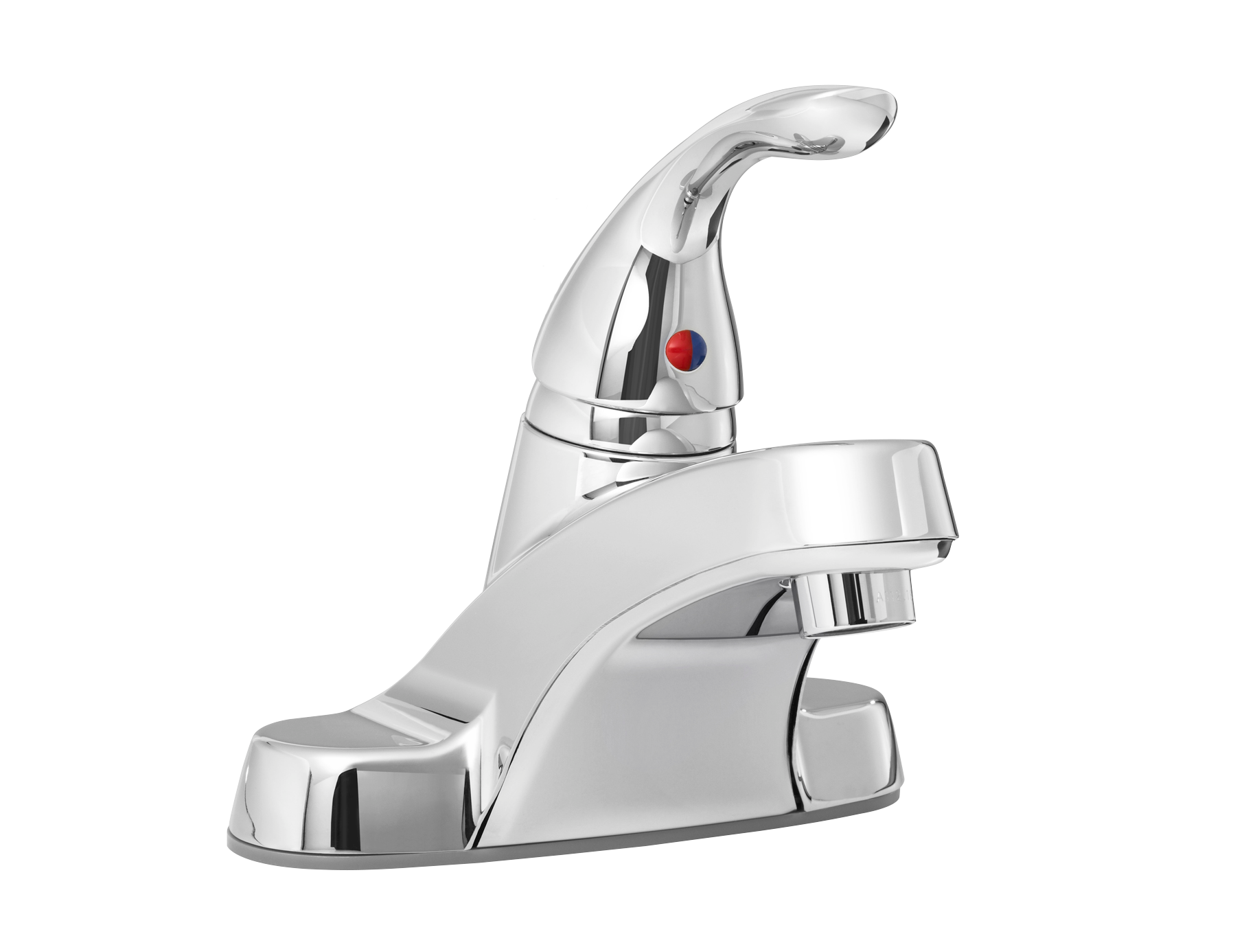 PROFLO&reg; Chrome Single Handle Centerset Bathroom Sink Faucet 