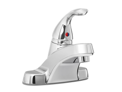 Single Handle Centerset Bathroom Sink Faucet in Chrome