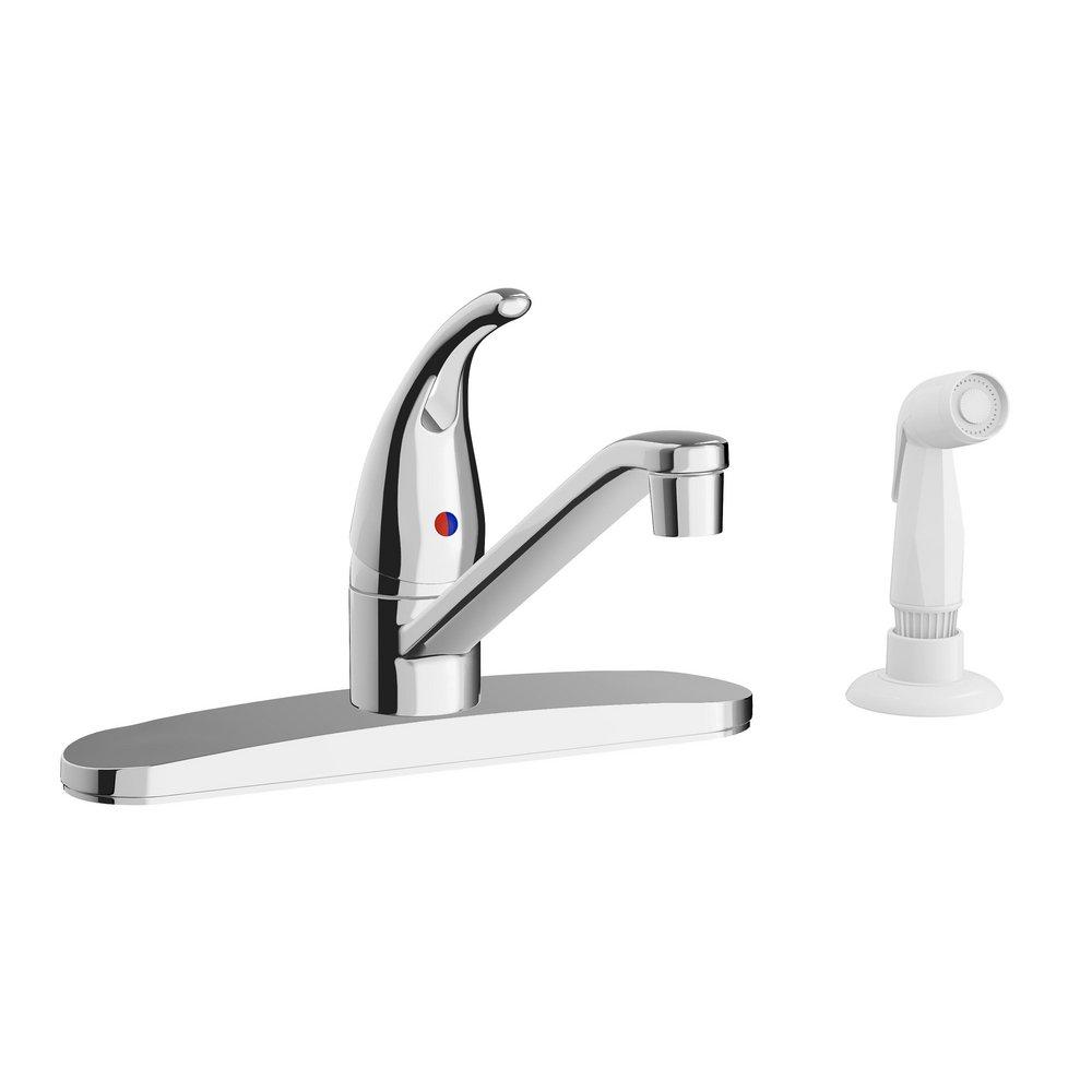 PROFLO&reg; Chrome Monoblock Kitchen Faucet 