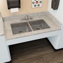 PROFLO&reg; Polished Chrome Monoblock Kitchen Faucet 