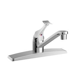 Single Handle Kitchen Faucet in Polished Chrome