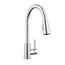 PROFLO&reg; Chrome Pull Down Monoblock Kitchen Faucet 
