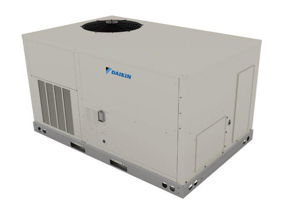 Daikin 14 SEER Single Stage Aluminum Fin Packaged Gas/Electric 