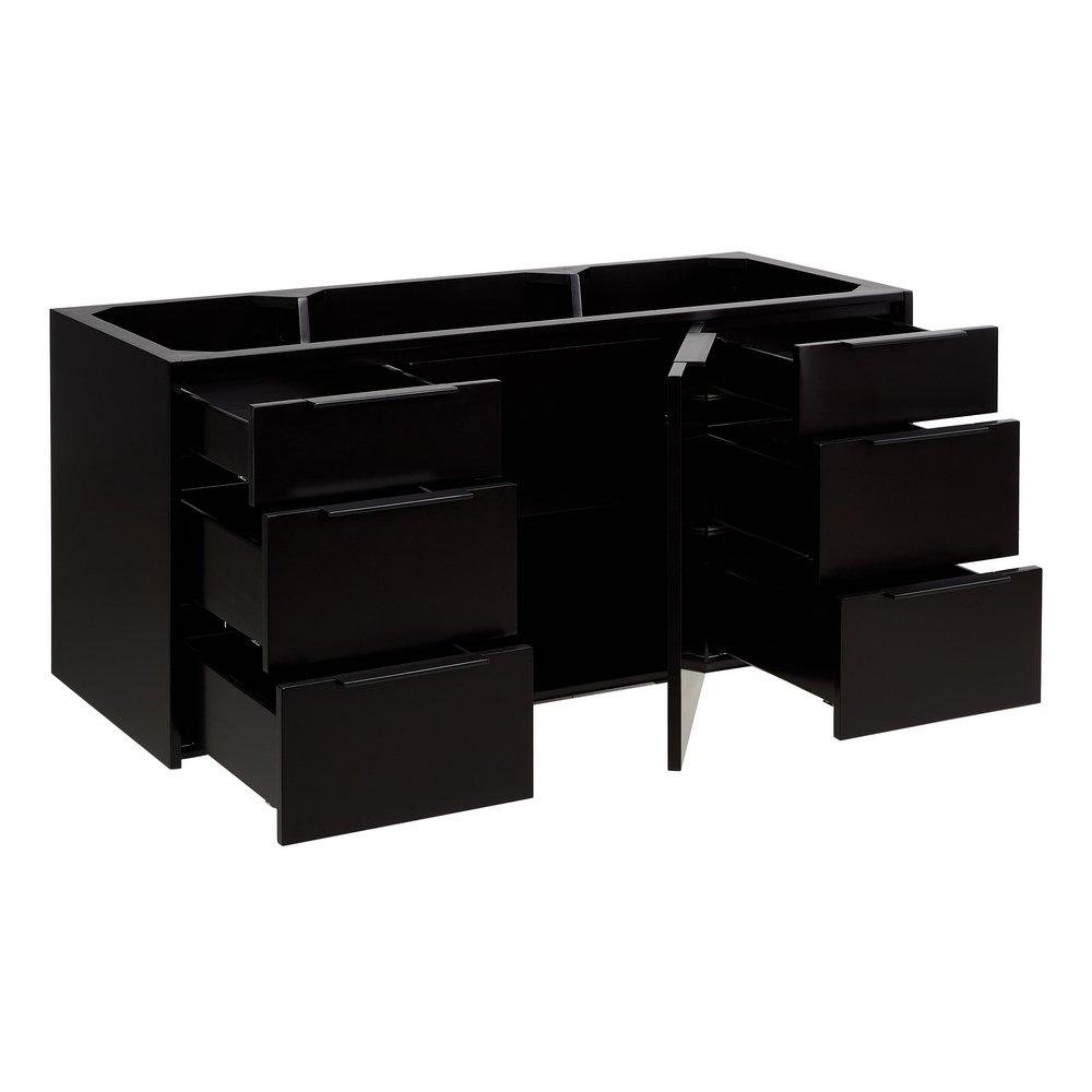 48 WALLMOUNT VANITY BLACK 