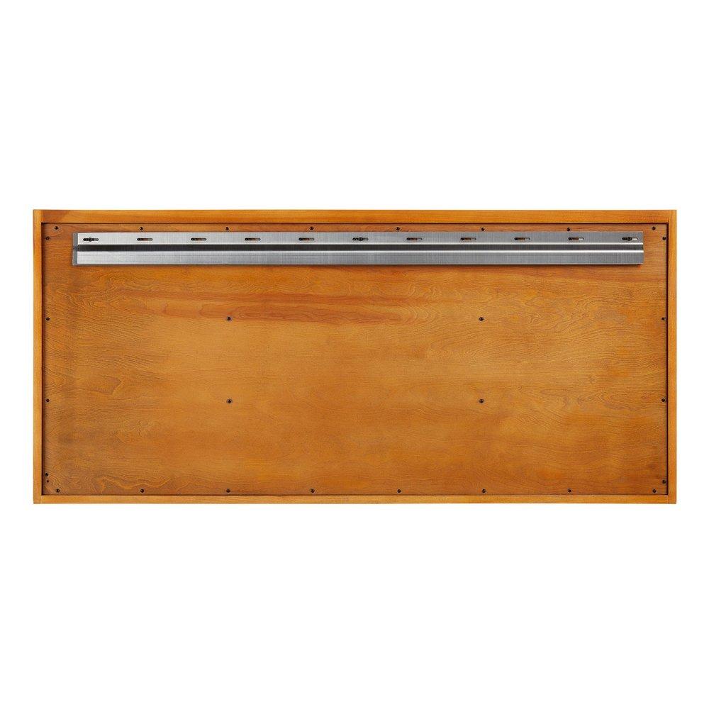 48 in. Wall Mount Vanity Cabinet in Honey Oak 