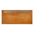 48 WALLMOUNT VANITY WITH RECTANGULAR UNDERMOUNT SINK HONEY OAK CARRARA MARBLE WIDESPREAD 