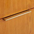 30 WALLMOUNT VANITY WITH RECT UNDERMOUNT SINK HONEY OAK ARCTIC WHITE QUARTZ 1 FAUCET HOLE 