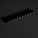 72 WALLMOUNT DOUBLE VANITY WITH UNDERMOUNT SINKS BLACK ARCTIC WHITE QUARTZ WIDESPREAD 