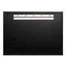 30 WALLMOUNT VANITY WITH RECT UNDERMOUNT SINK BLACK FEATHERED WHITE QUARTZ WIDESPREAD 