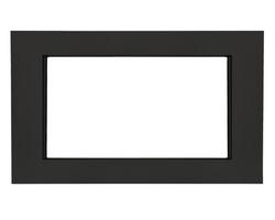 30 x 18 in. Stainless Steel Microwave Trim Kit in Black Stainless Steel