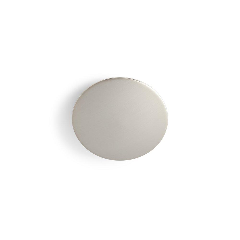 2 1/2 in. Brushed Nickel Drain Cap for Select Miseno, PROFLO, Signature Hardware Freestanding Bathtubs 
