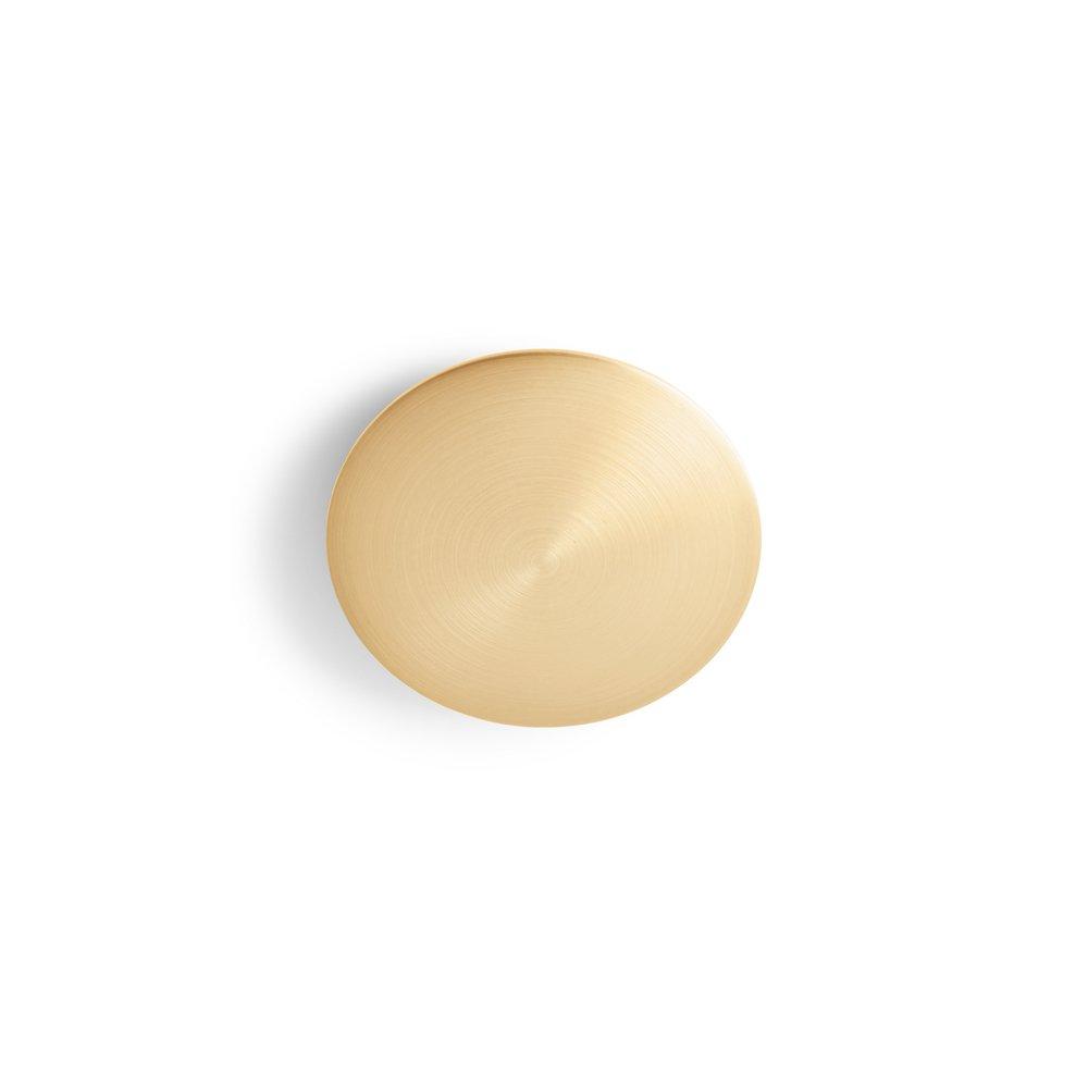2 1/2 in. Brushed Gold Drain Cap for Select Miseno, PROFLO, Signature Hardware Freestanding Bathtubs 