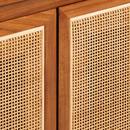 *CVR* 48 TEAK VANITY WITH RECT UNDERMOUNT SINK NATURAL TEAK ARCTIC WHITE QUARTZ NO FAUCET HOLES 