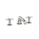 Newport Brass Polished Nickel - Natural Two Handle Widespread Bathroom Sink Faucet 