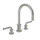 Two Handle Widespread Bathroom Sink Faucet in Polished Nickel - Natural