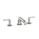 Two Handle Widespread Bathroom Sink Faucet in Polished Nickel 