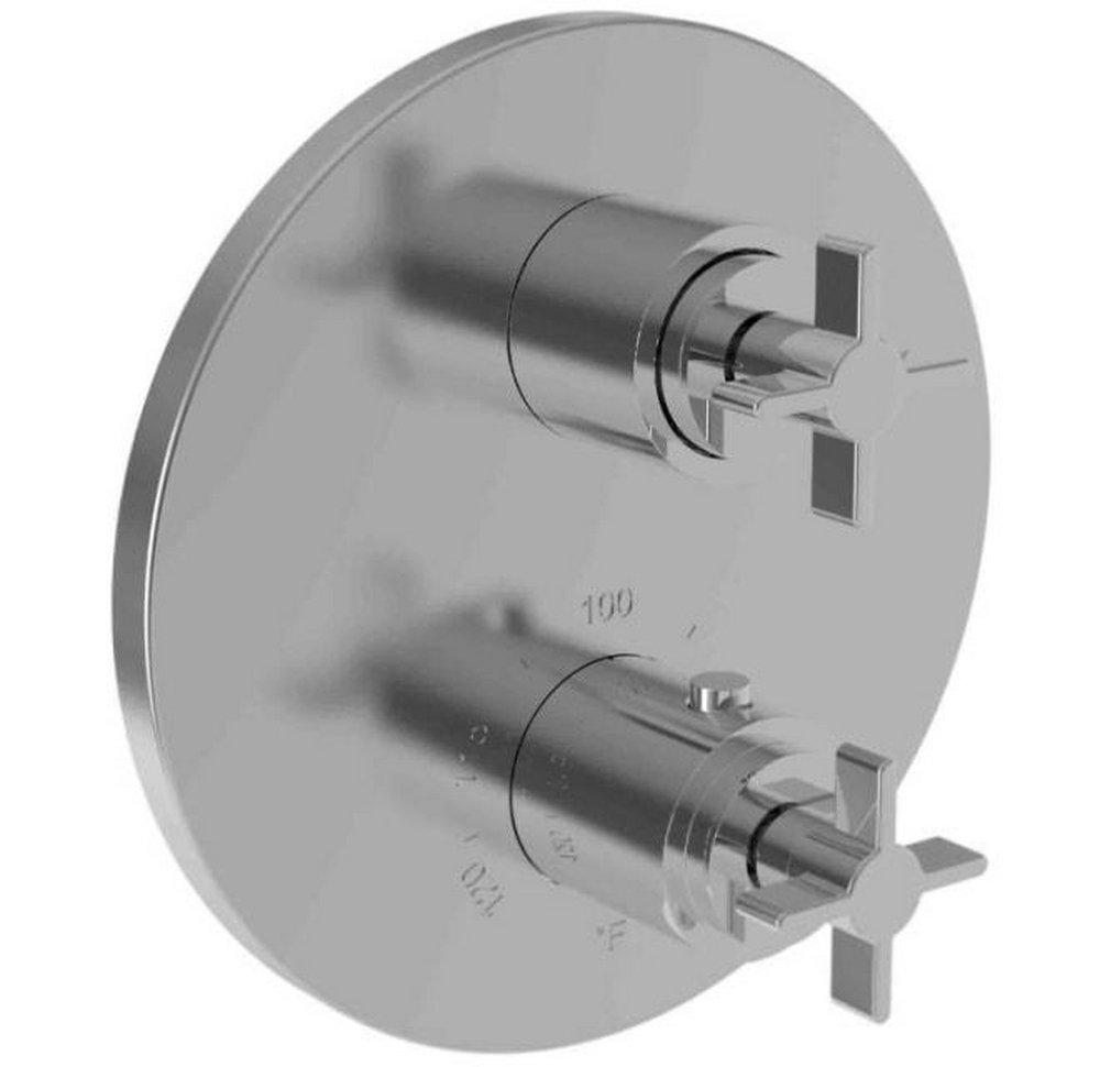 Newport Brass Polished Nickel - Natural Two Handle Bathtub & Shower Faucet (Trim Only) 